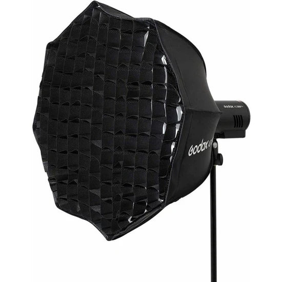 Softbox parabolico Godox AD-S65S / AD-S85S con attacco Bowens, interno silver, griglia e doppio diffusore