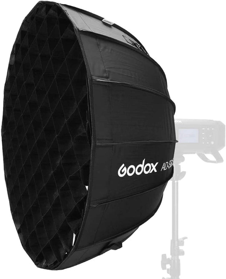 Godox AD-S85W Softbox Parabolico 85 cm Bianco per AD400Pro e AD300Pro – Luce morbida e naturale per ritratti
