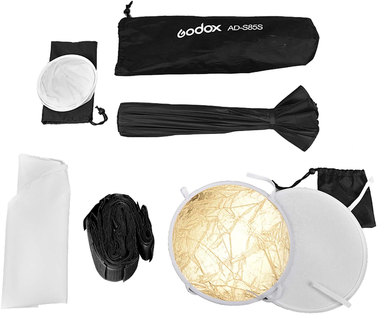 Godox AD-S85W Softbox Parabolico 85 cm Bianco per AD400Pro e AD300Pro – Luce morbida e naturale per ritratti