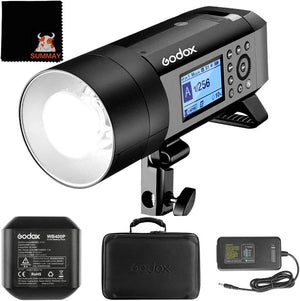 Godox AD400Pro Flash Portatile TTL 400Ws per Esterni – Flash da studio con batteria al litio e HSS
