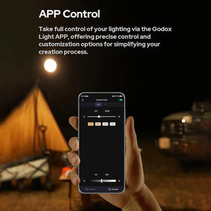 Godox ML60II Bi Illuminatore a LED Bi-Color 2800–6500K Kit 1 con AK-B01 – Luce continua portatile professionale