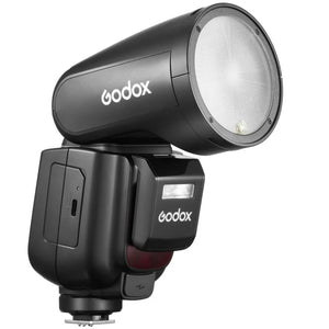 Godox V1Pro – Flash Rotondo 76Ws TTL HSS 1/8000s, Syncro, 3300K LED Modeling Lamp, Compatibile Sony, Canon, Nikon, Panasonic