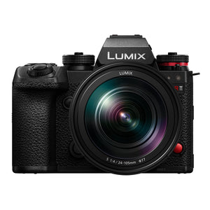 Panasonic Lumix S1R MII con obiettivo Lumix S 24–105mm F4 Macro O.I.S. mirrorless full frame 44 MP L-Mount 8K