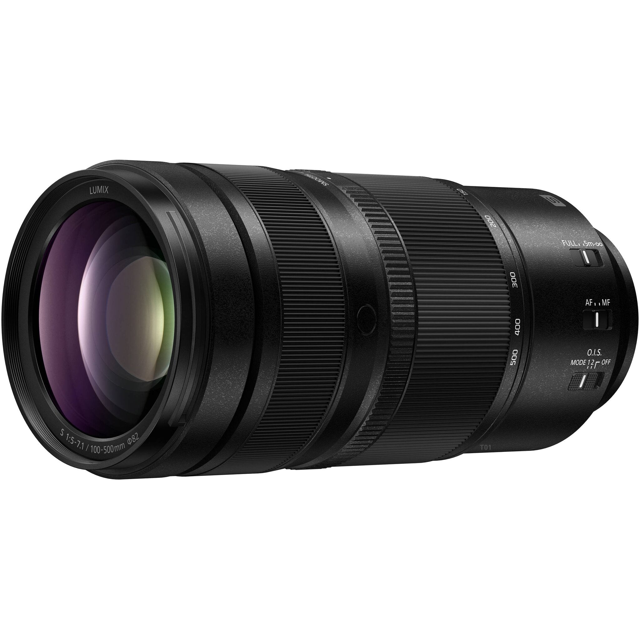 Panasonic Lumix S 100–500mm F5–7.1 O.I.S. teleobiettivo zoom L-Mount full frame stabilizzato per sport e natura