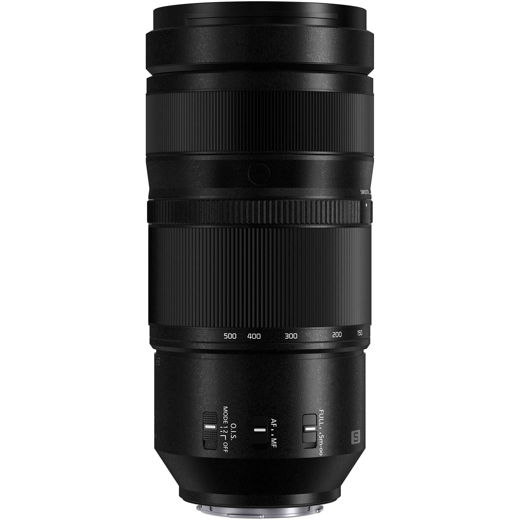 Panasonic Lumix S 100–500mm F5–7.1 O.I.S. teleobiettivo zoom L-Mount full frame stabilizzato per sport e natura