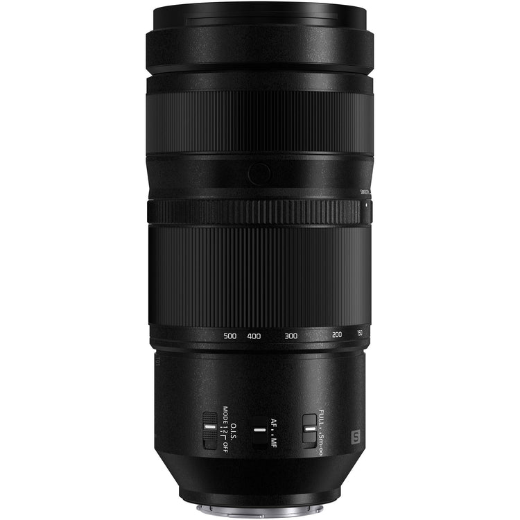 Panasonic Lumix S 100–500mm F5–7.1 O.I.S. teleobiettivo zoom L-Mount full frame stabilizzato per sport e natura