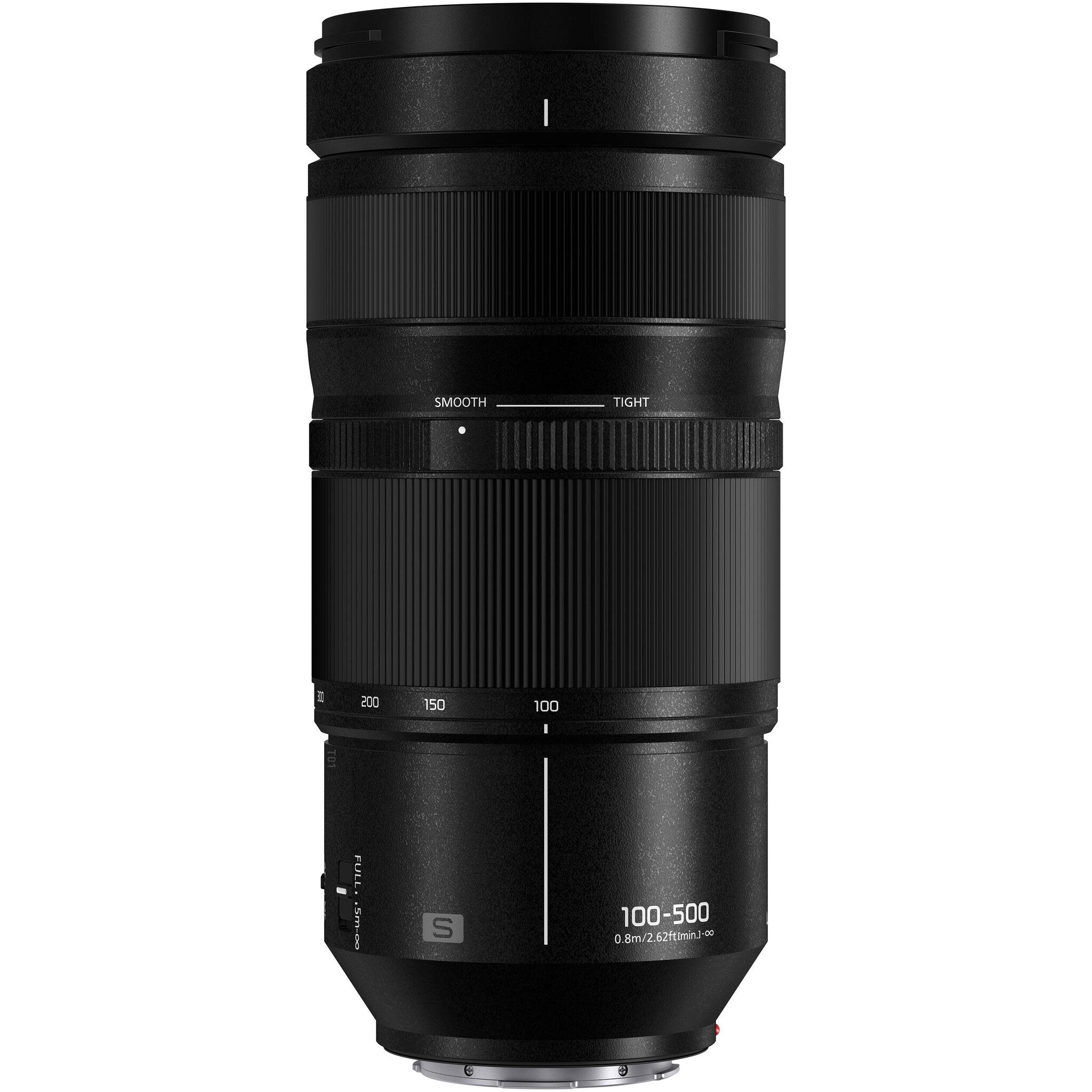 Panasonic Lumix S 100–500mm F5–7.1 O.I.S. teleobiettivo zoom L-Mount full frame stabilizzato per sport e natura