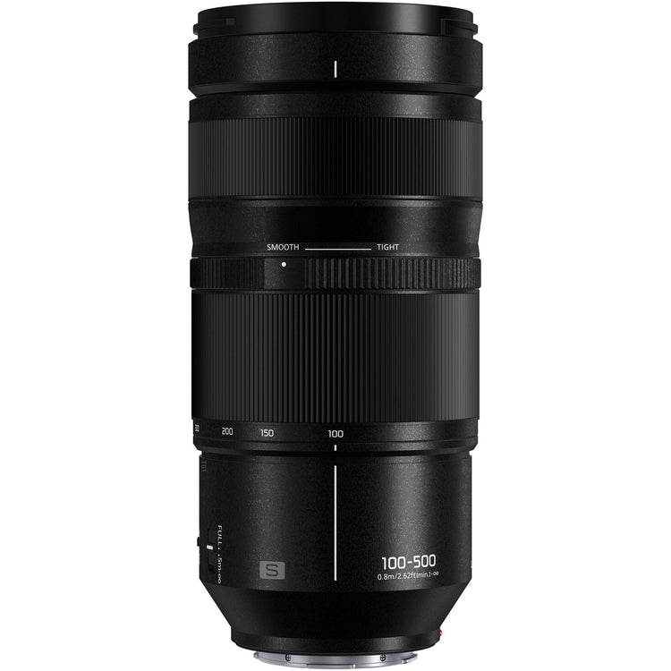 Panasonic Lumix S 100–500mm F5–7.1 O.I.S. teleobiettivo zoom L-Mount full frame stabilizzato per sport e natura