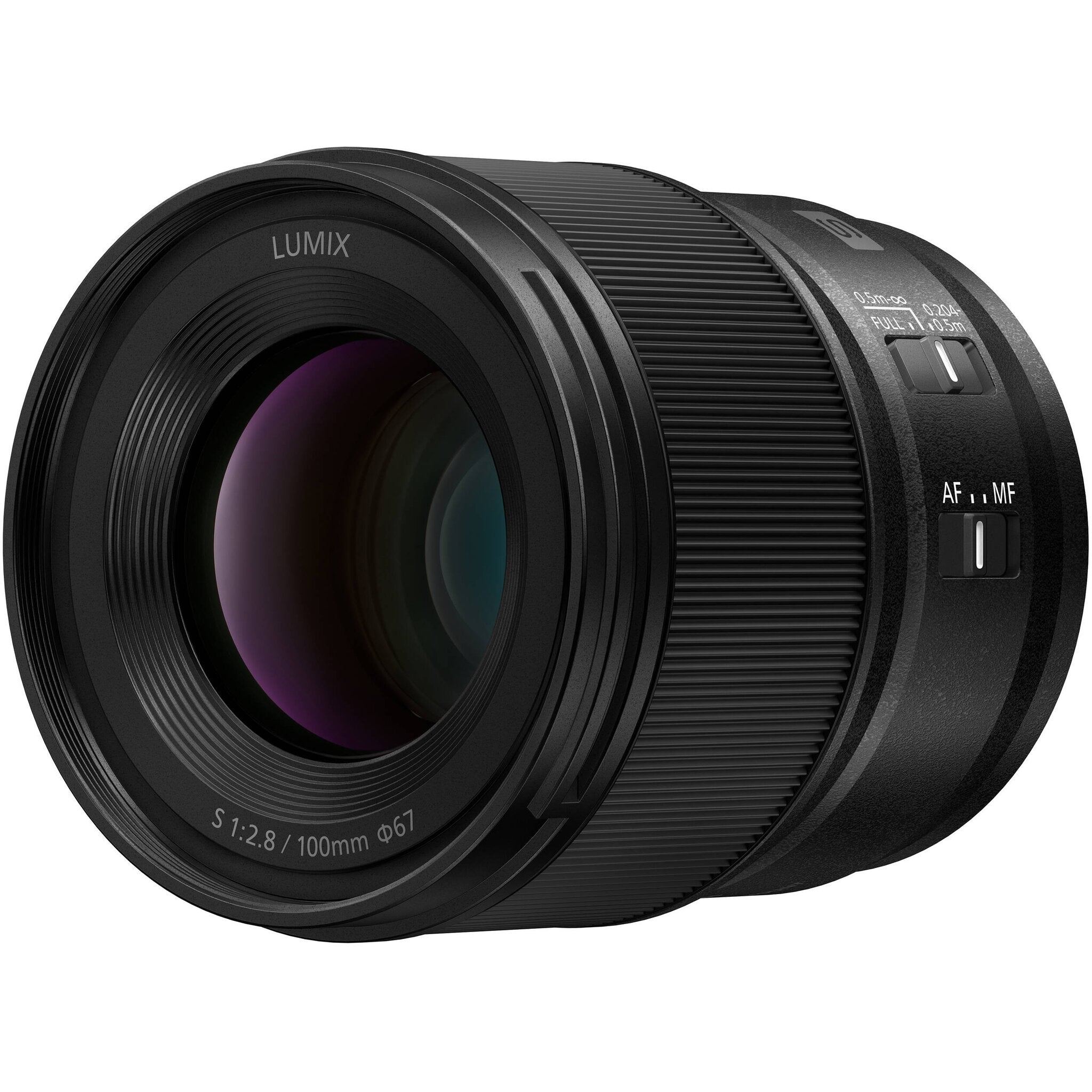 Panasonic Lumix S 100mm F2.8 Macro obiettivo L-Mount full frame compatto con ingrandimento 1:1 e autofocus rapido