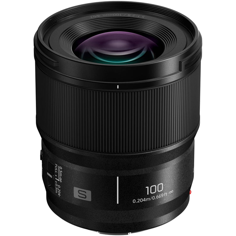 Panasonic Lumix S 100mm F2.8 Macro obiettivo L-Mount full frame compatto con ingrandimento 1:1 e autofocus rapido
