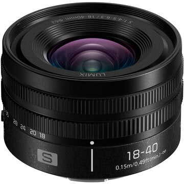 Panasonic Lumix S5D kit con obiettivo 18–40mm F4.5–6.3 mirrorless full frame 24 MP L-Mount 4K 5.9K video