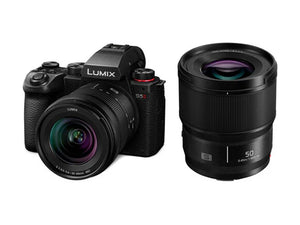 Panasonic Lumix S5 MII kit con obiettivi 20–60mm F3.5–5.6 e 50mm F1.8 mirrorless full frame 24 MP L-Mount 6K