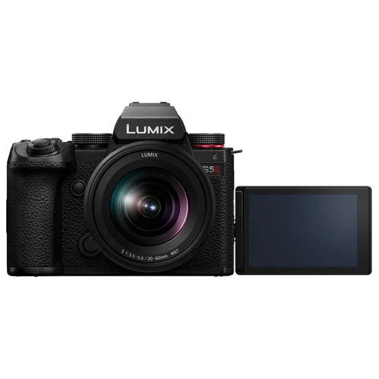 Panasonic Lumix S5 MII con obiettivo Lumix S 20–60mm F3.5–5.6 mirrorless full frame 24 MP L-Mount 6K