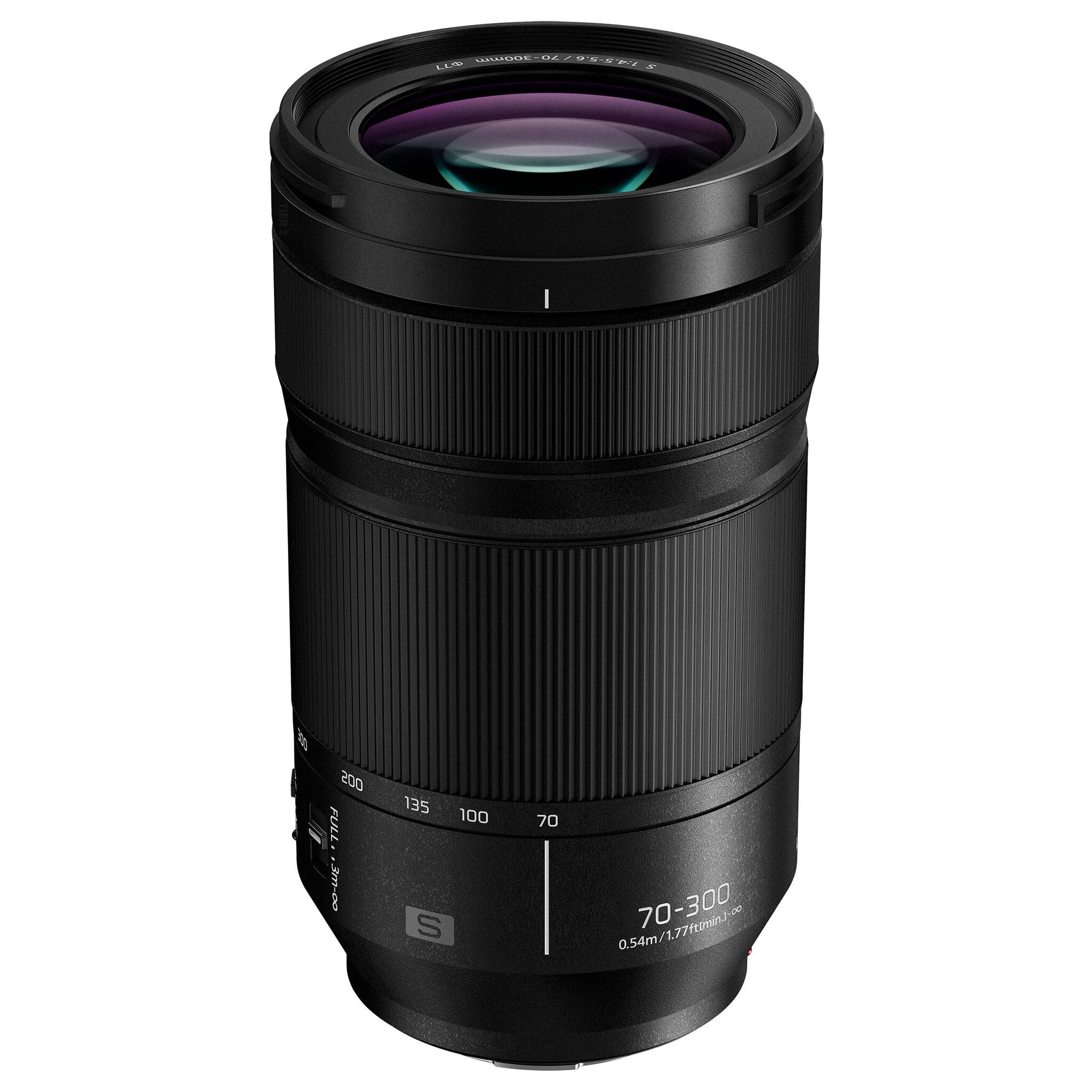Panasonic Lumix S 70–300mm F4.5–5.6 Macro O.I.S. obiettivo telezoom L-Mount full frame stabilizzato e versatile