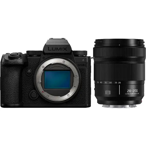 Panasonic Lumix S5 MIIX kit con obiettivo 28–200mm F4–7.1 Macro mirrorless full frame 24 MP L-Mount 6K ProRes RAW