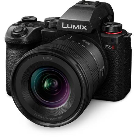 Panasonic Lumix S5 MII kit con obiettivo 14–28mm F4–5.6 MACRO mirrorless full frame 24 MP L-Mount 6K