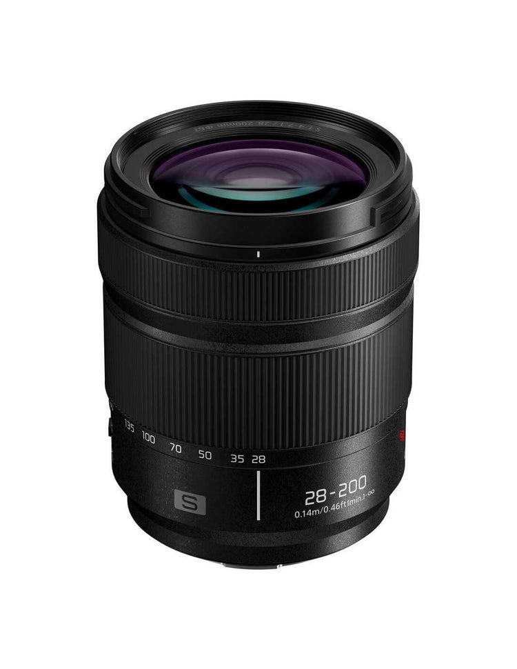 Panasonic Lumix S 28–200mm F4–7.1 Macro O.I.S. obiettivo zoom L-Mount full frame compatto stabilizzato Dual I.S. 2