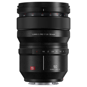 Panasonic Lumix S PRO 50mm F1.4 obiettivo a focale fissa L-Mount full frame serie PRO con qualità ottica Leica