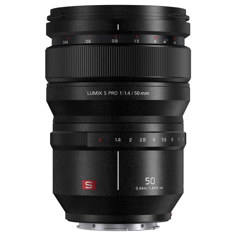 Panasonic Lumix S PRO 50mm F1.4 obiettivo a focale fissa L-Mount full frame serie PRO con qualità ottica Leica