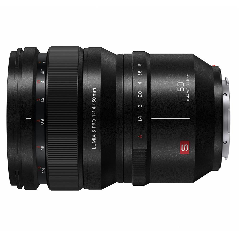Panasonic Lumix S PRO 50mm F1.4 obiettivo a focale fissa L-Mount full frame serie PRO con qualità ottica Leica