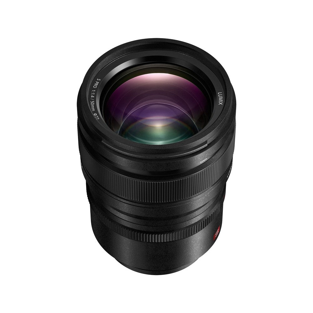 Panasonic Lumix S PRO 50mm F1.4 obiettivo a focale fissa L-Mount full frame serie PRO con qualità ottica Leica