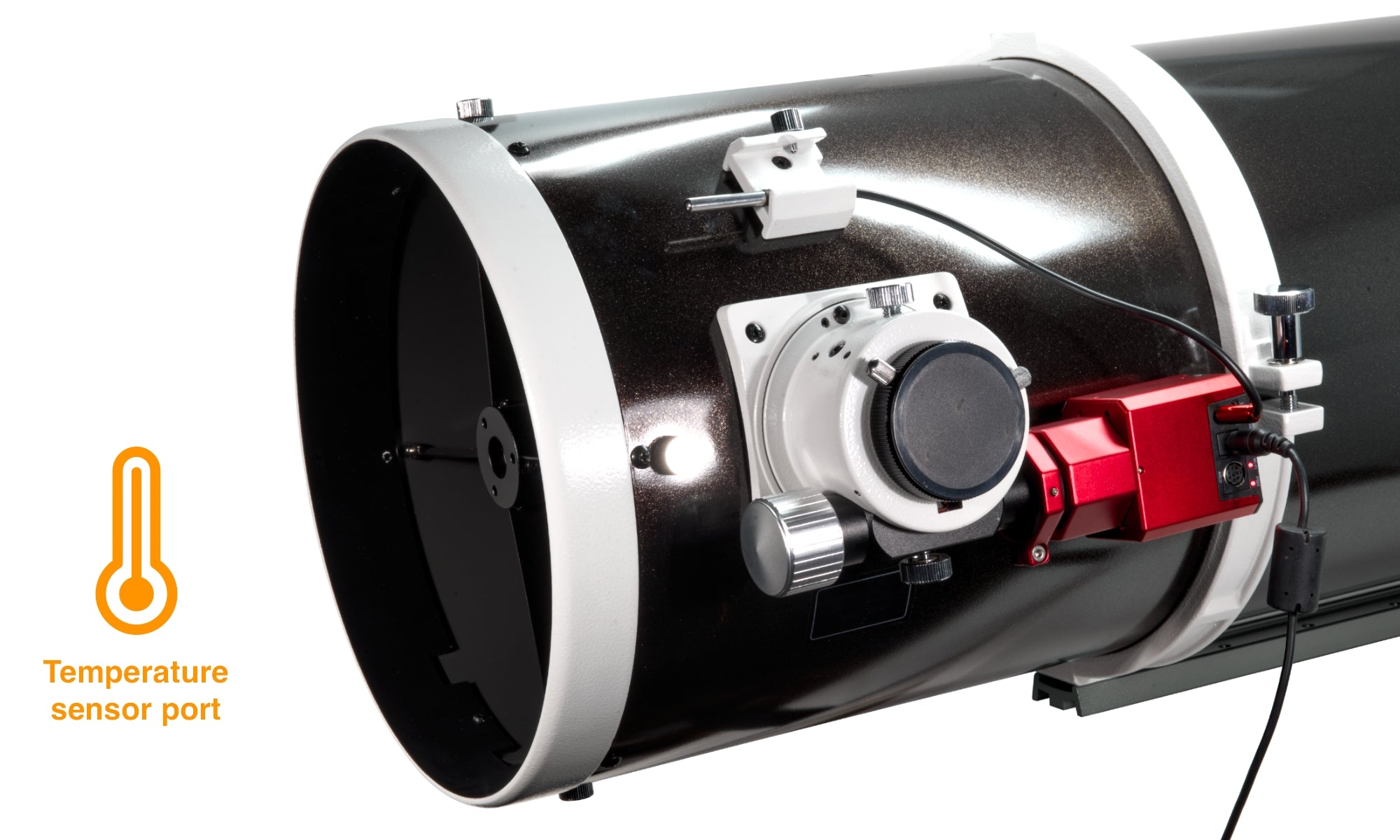 Motore di messa a fuoco robotico PrimaLuceLab SESTO SENSO 3 per focheggiatori esterni Crayford e a cremagliera, con connessione USB-C e Wi-Fi