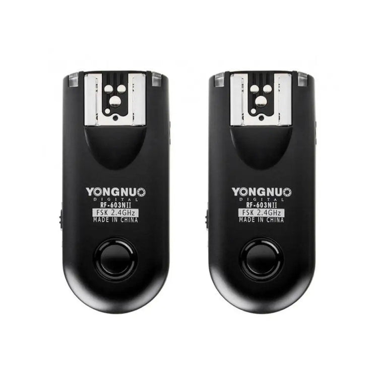 A Set Of Two Yongnuo Rf603N Ii Flash Triggers With A Cable N1 For Nikon