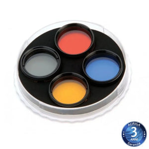 Celestron Set 4 Filtri Colorati (Giallo Arancio Blu Nd96) 31 8Mm