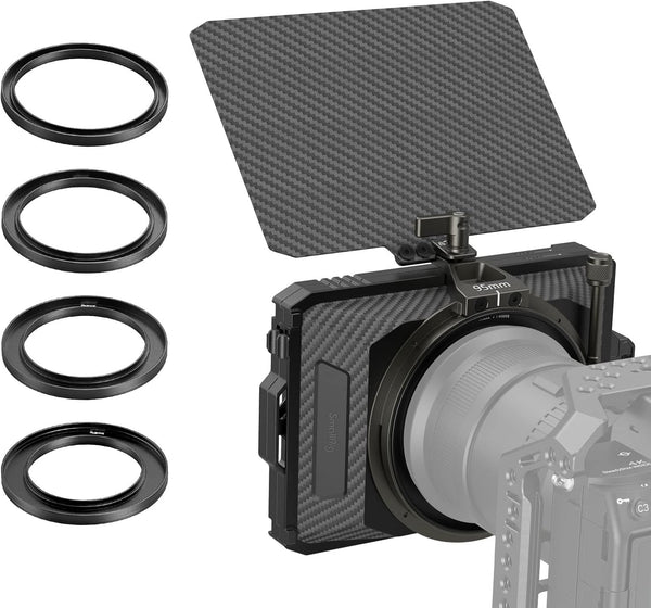 SMALLRIG mini Matte Box Lite con cornice per filtro e bandiera superiore 3575