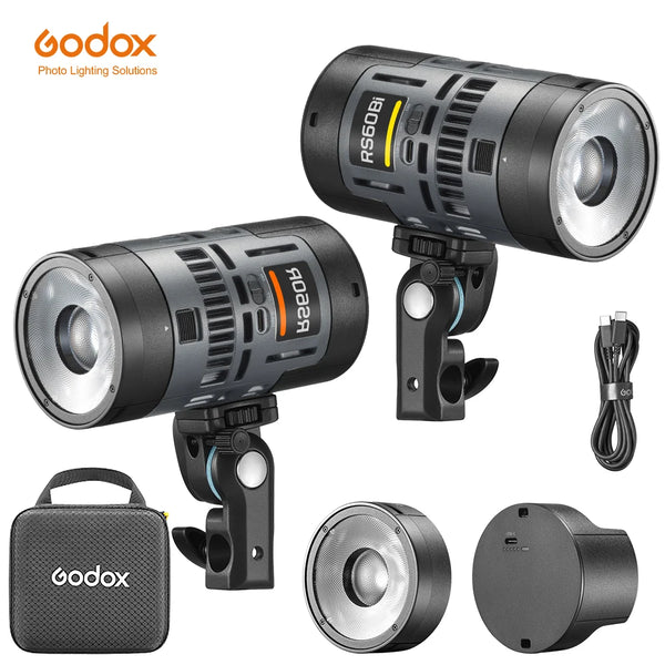 Godox RS60R RS60Bi 60W RGB LED da 1800 a 10000K CRI95+ 14 effetti per riprese cinematografiche