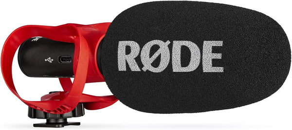 RØDE VideoMic GO II Helix Microfono a canna ultra-compatto per fotocamere con uscite da 3,5 mm e USB