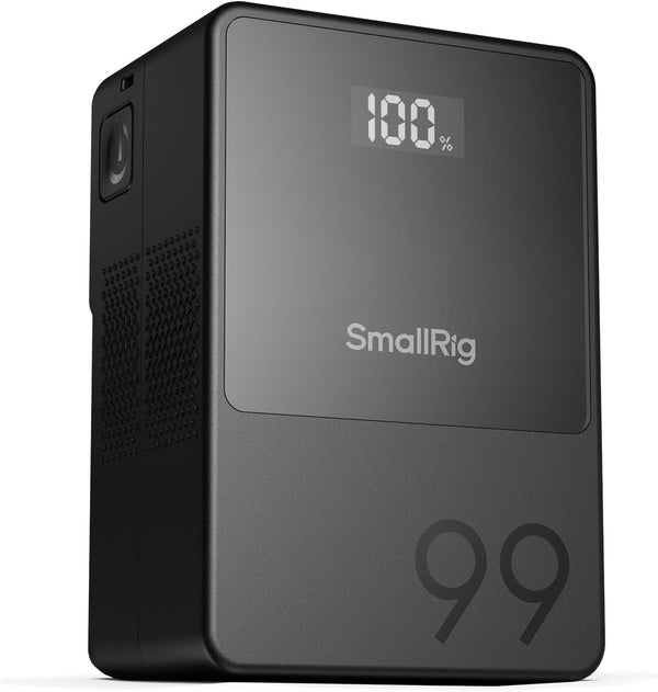 SMALLRIG VB99 Batteria V Mount con Display OLED, 6700 mAh Batteria V Lock Portatile.