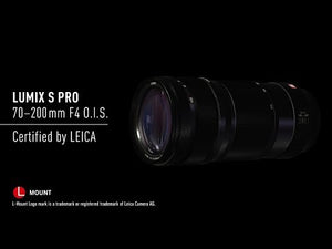 Panasonic Lumix S PRO 70–200mm F4 O.I.S. teleobiettivo zoom L-Mount full frame serie PRO stabilizzato Dual I.S. 2