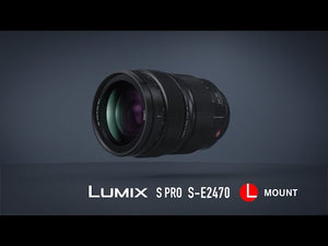 Panasonic Lumix S PRO 24–70mm F2.8 obiettivo zoom standard L-Mount full frame serie PRO con qualità ottica Leica