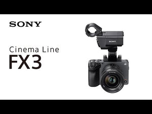 Sony FX3A Full-Frame Cinema Line Body – videocamera professionale 4K 120p con maniglia XLR per audio avanzato