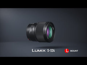 Panasonic Lumix S 24mm F1.8 obiettivo L-Mount full frame grandangolare luminoso per foto e video professionali