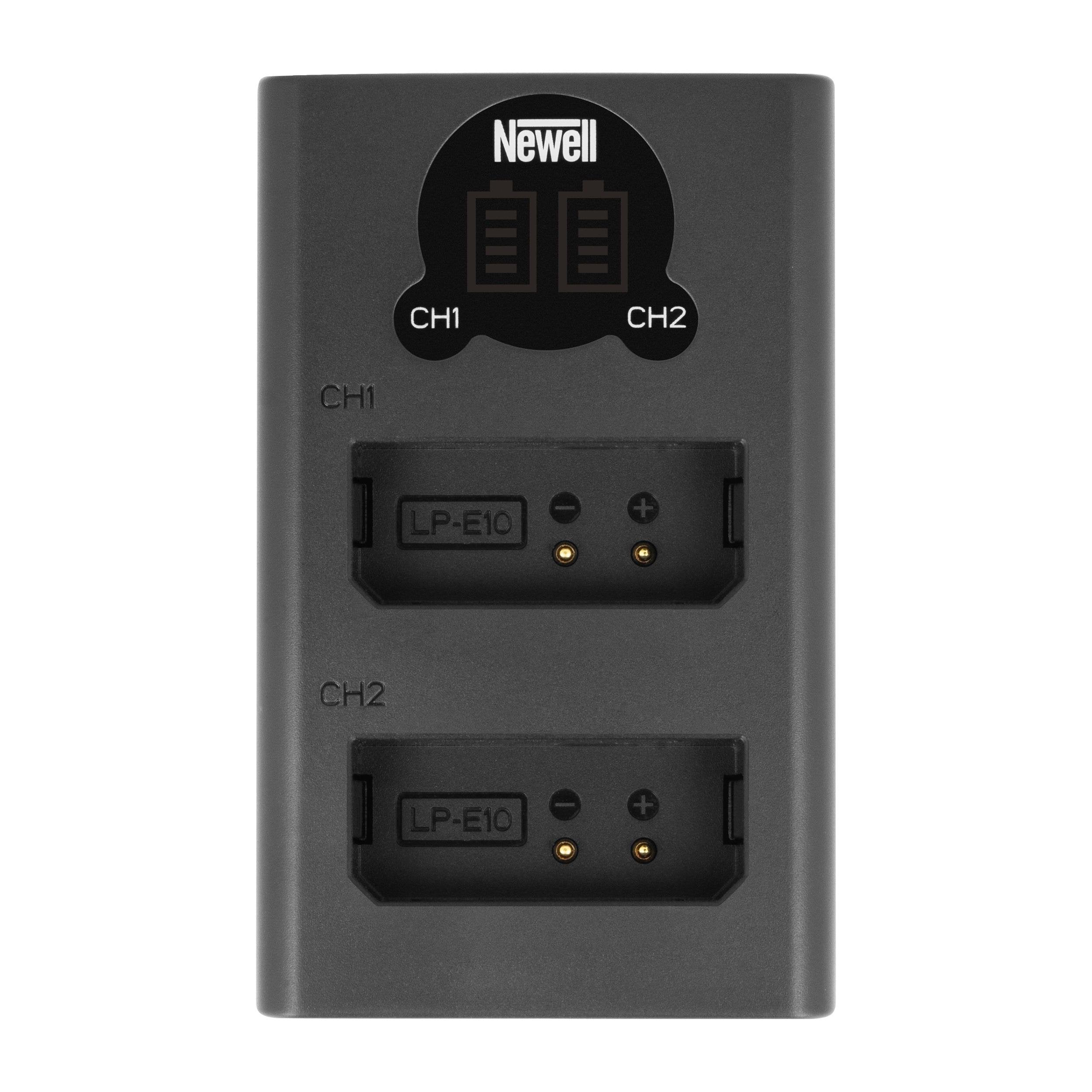 Newell DL-USB-C dual channel charger for LP-E10