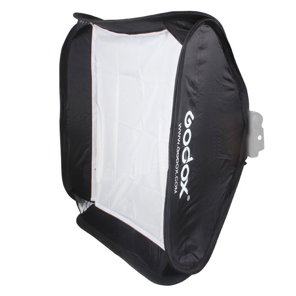 Godox S-Bracket EB-050 con Softbox 50x50cm per Flash da Slitta