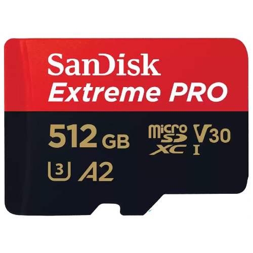 Sandisk MicroSDXC Extreme Pro 512GB 200mb/s U3 V30 A2