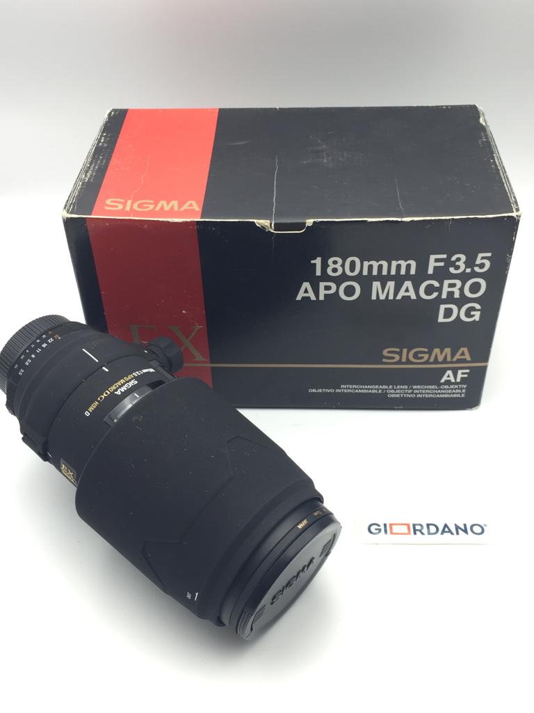 [Usato Garanzia 2 Anni] Sigma 180mm f/3,5 APO Macro EX DG AF per Nikon