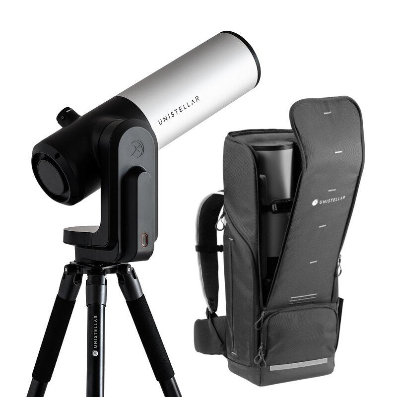 Telescopio N114/450 eVscope2 + Backpack + Solar Filter