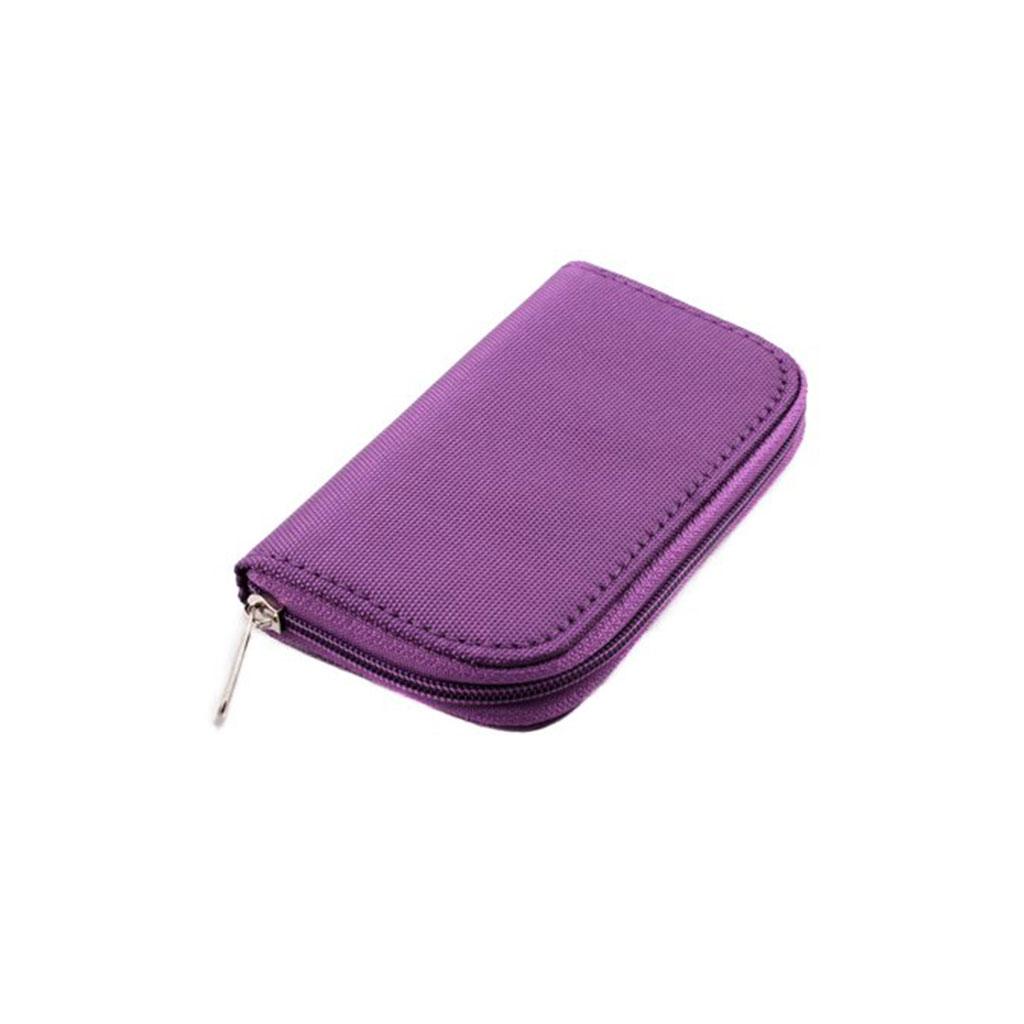 Take TK-BS1 Viola Borsa Custodia per Schede di Memoria SD e CF