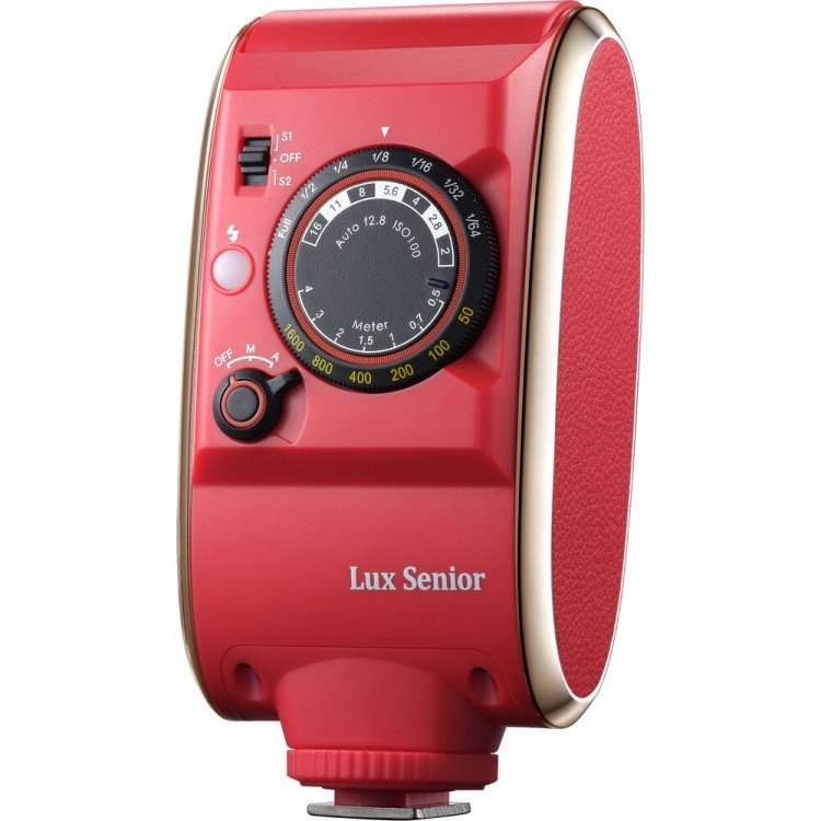 Godox Lux Senior Retro Flash per fotocamera (Rosso)