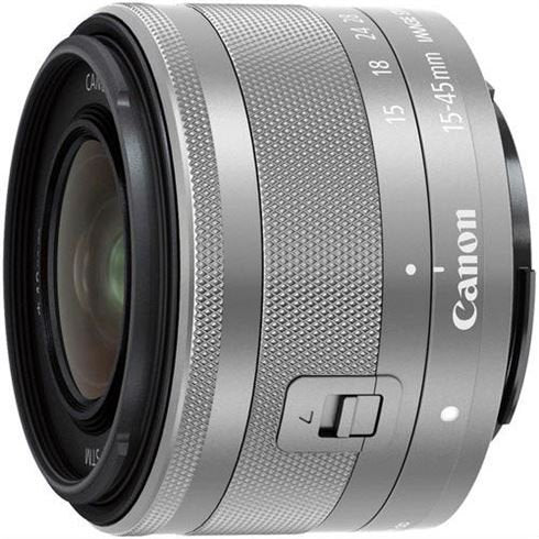 Canon EF-M 15-45mm F/3.5-6.3 IS STM zilver EX DEMO