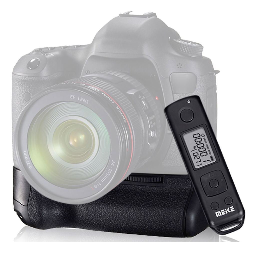 Meike MK-550DR Compatibile con Battery Grip con Telecomando per Canon Eos 550D 600D 650D 700D Time Lapse