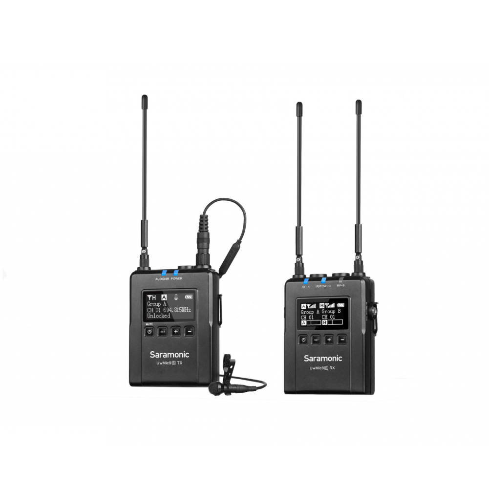 Saramonic UwMic9S Wireless Audio Transmission Kit 1 (RX9 + TX9)