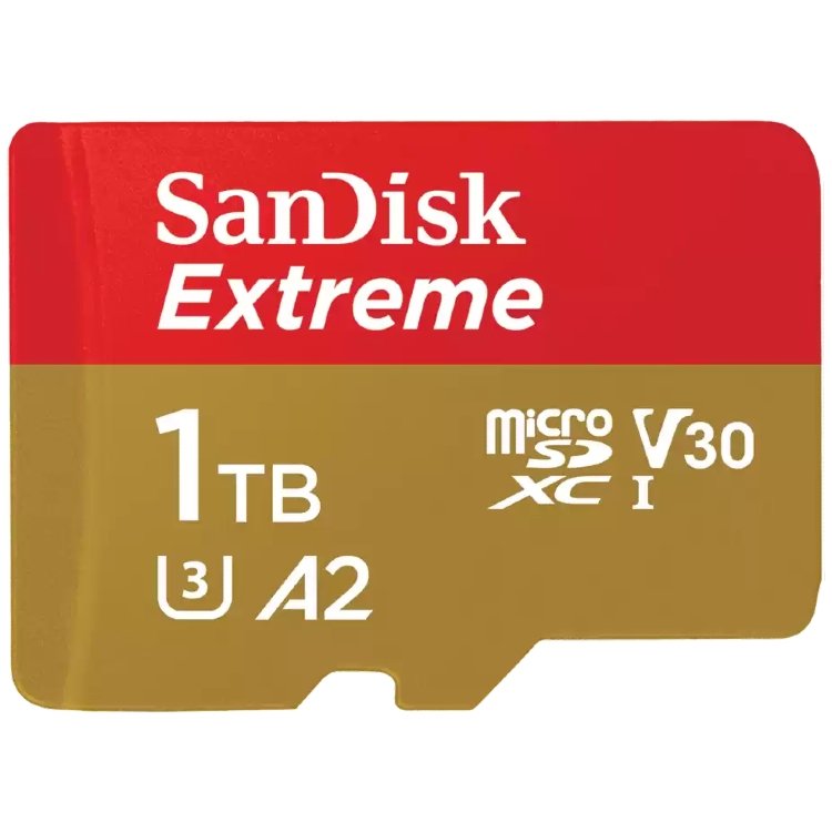 SanDisk Extreme 1 TB microSDXC 190MB/s Class10 U3 V30