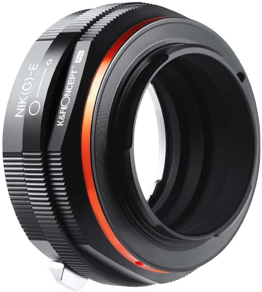 K&F Concept Anello Adattatore da Obiettivo Nikon Nikkor G a Sony Nex E-Mount Pro