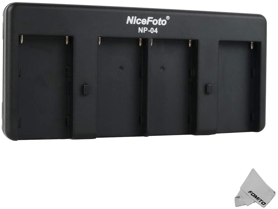 Nicefoto NP-04 NP-F Batteria a V-Mount Convertitore batteria