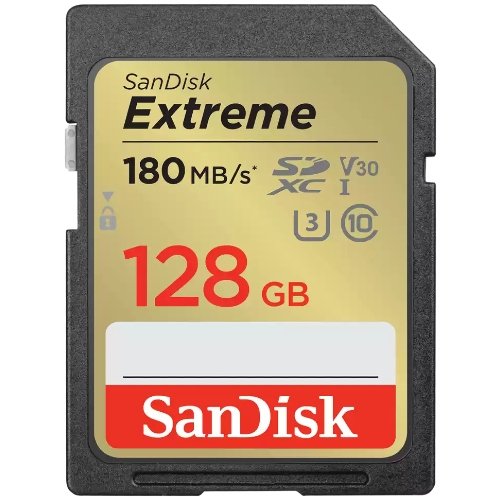 SanDisk SDXC Extreme 128GB 180mb/s V30